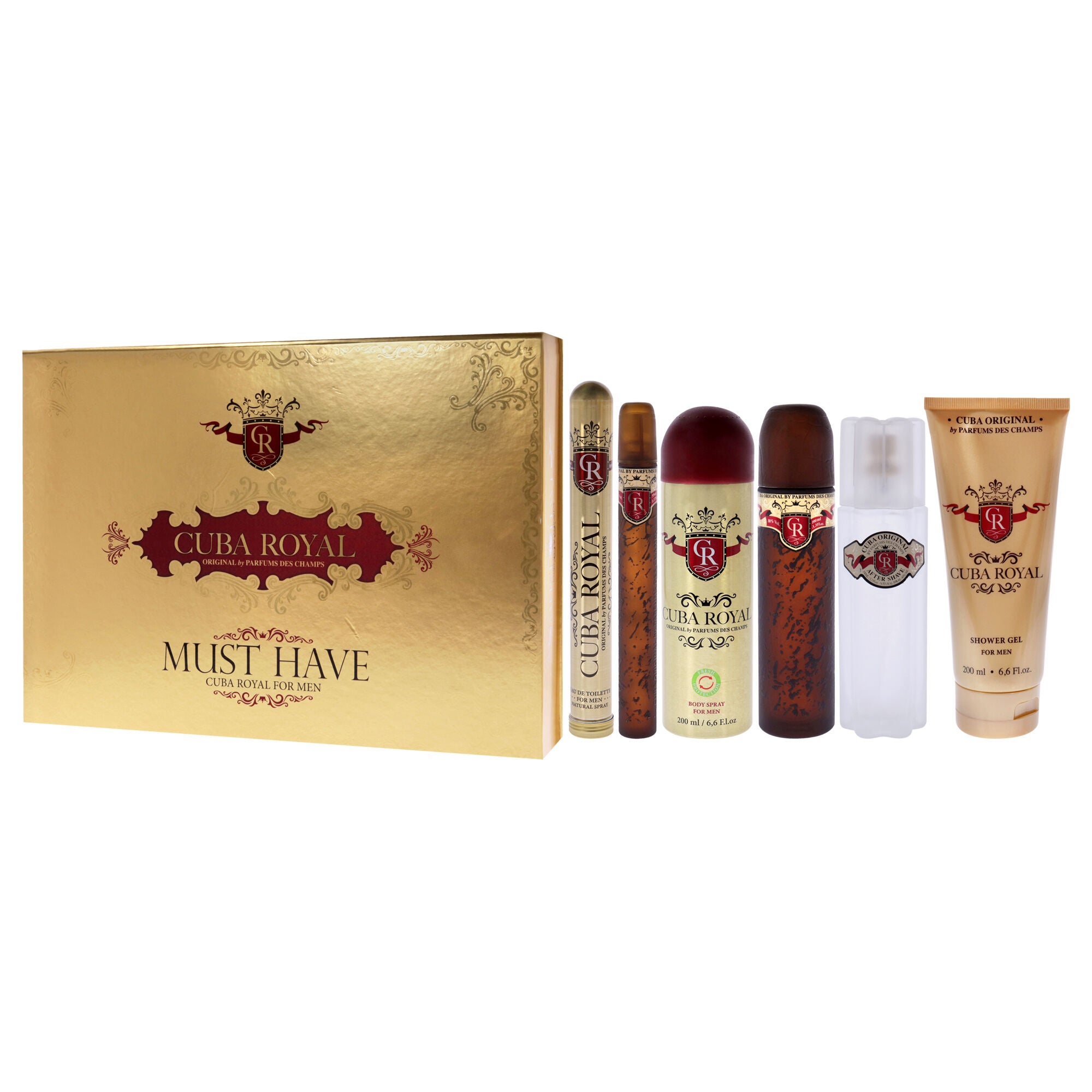 Cuba Royal by Cuba for Men - 5 Pc Gift Set 3.3oz EDT Spray, 1.17oz EDT Spray, 6.6oz Shower Gel, 3.3oz After Shave, 6.6oz Body Spray, , alternate image number 8