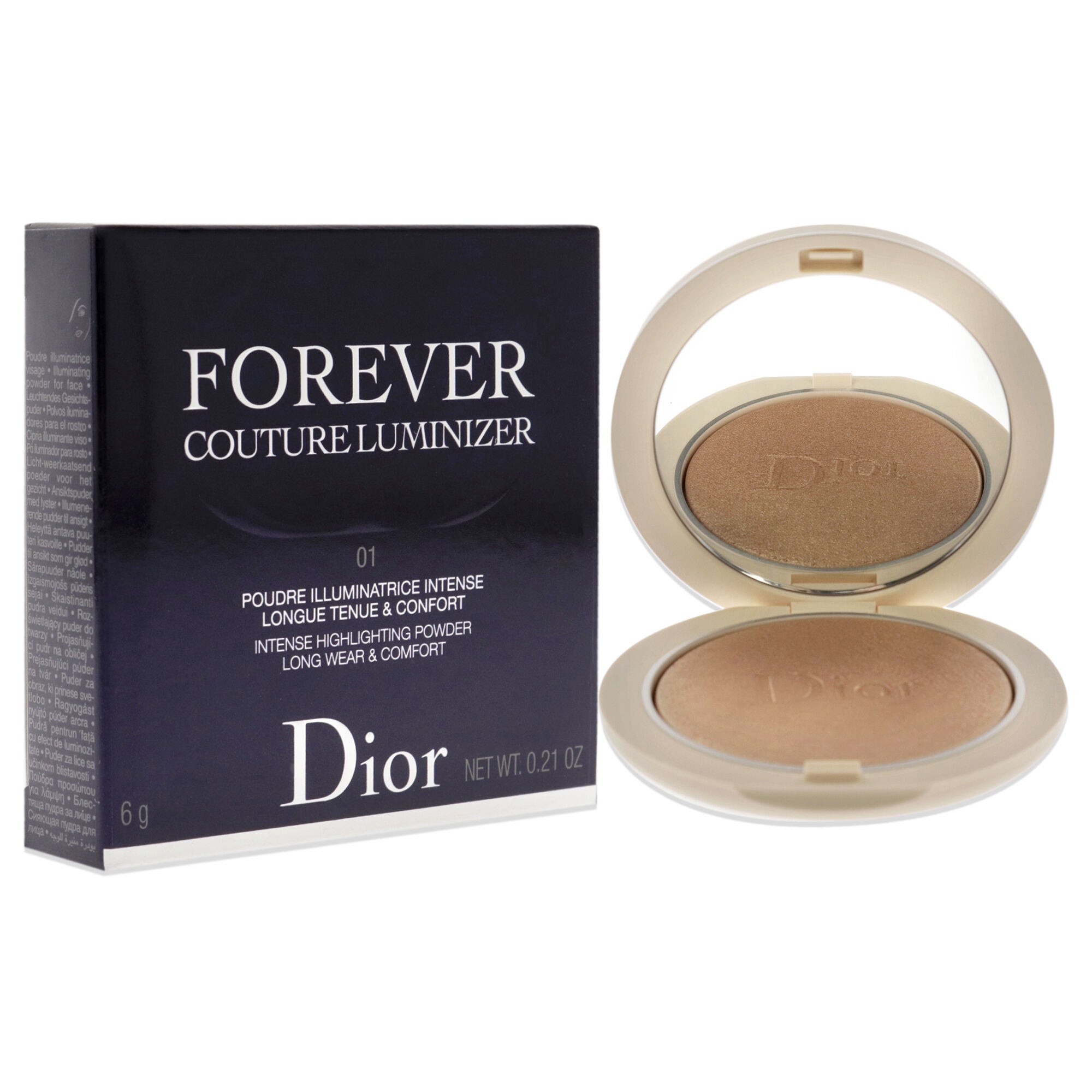 Forever Couture Luminizer - 01 Nude Glow by Christian Dior for Women - 0.21 oz Highlighter, See Description, alternate image number 1