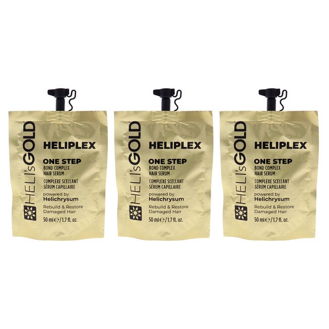 Heliplex One Step Hair Serum by Helis Gold for Unisex - 1.7 oz Serum - Pack of 3, NA, hi-res image number null