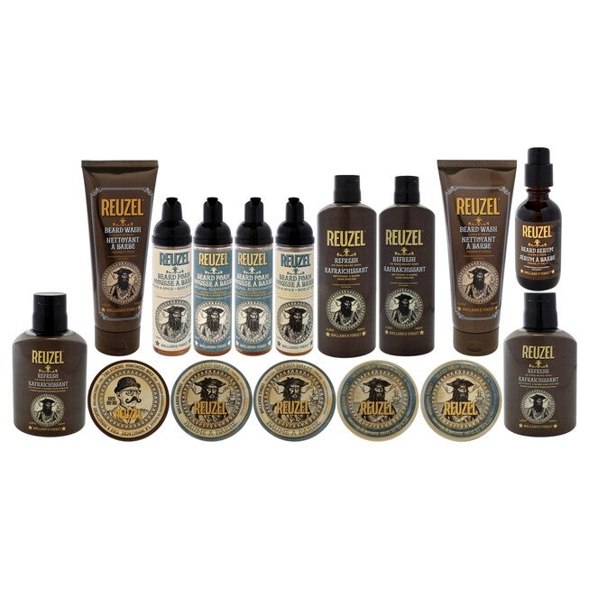 2022 Beard Essentials Intro by Reuzel for Men - 12 Pc Gift Set, NA, alternate image number null