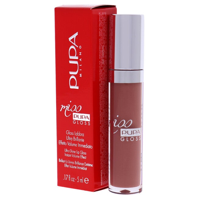 Miss Pupa Gloss Ultra-Shine Lip Gloss - 105 Majestic Nude by Pupa Milano for Women - 0.17 oz Lip Gloss, , alternate image number null