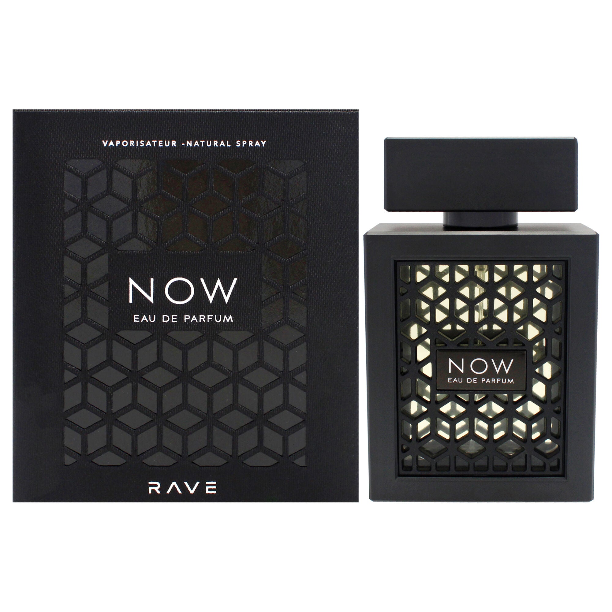 Rave Now by Lattafa for Men - 3.4 oz EDP Spray, Clear, hi-res image number 0
