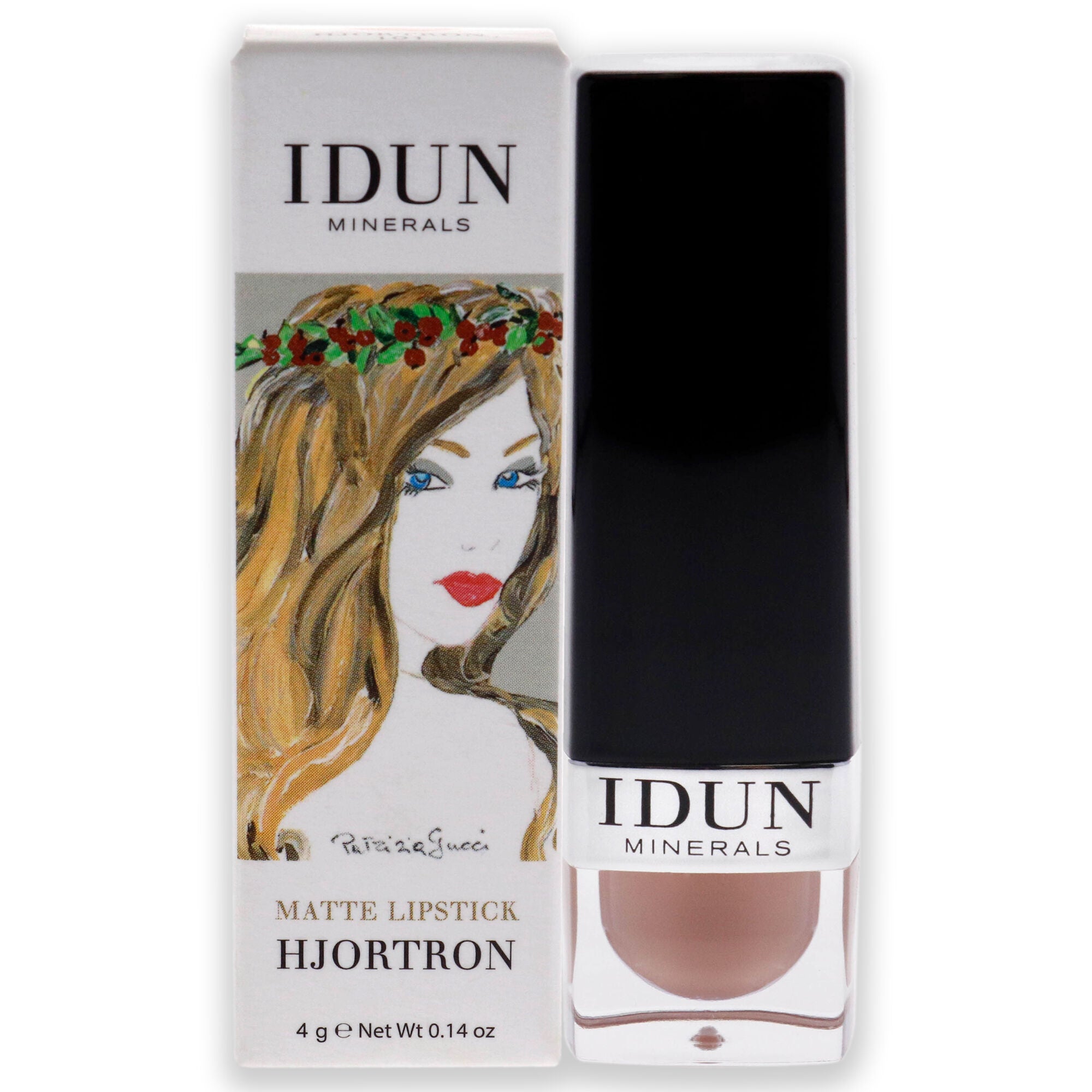 Matte Lipstick - 101 Hjortron by Idun Minerals for Women - 0.14 oz Lipstick, See Description, hi-res image number 0