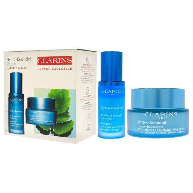 Hydra-Essentiel Experts Set by Clarins for Women - 2 Pc Set 1.7oz Moisturizing and Quench Light Cream, 1oz HydraQuench Intensive Serum, , alternate image number 7
