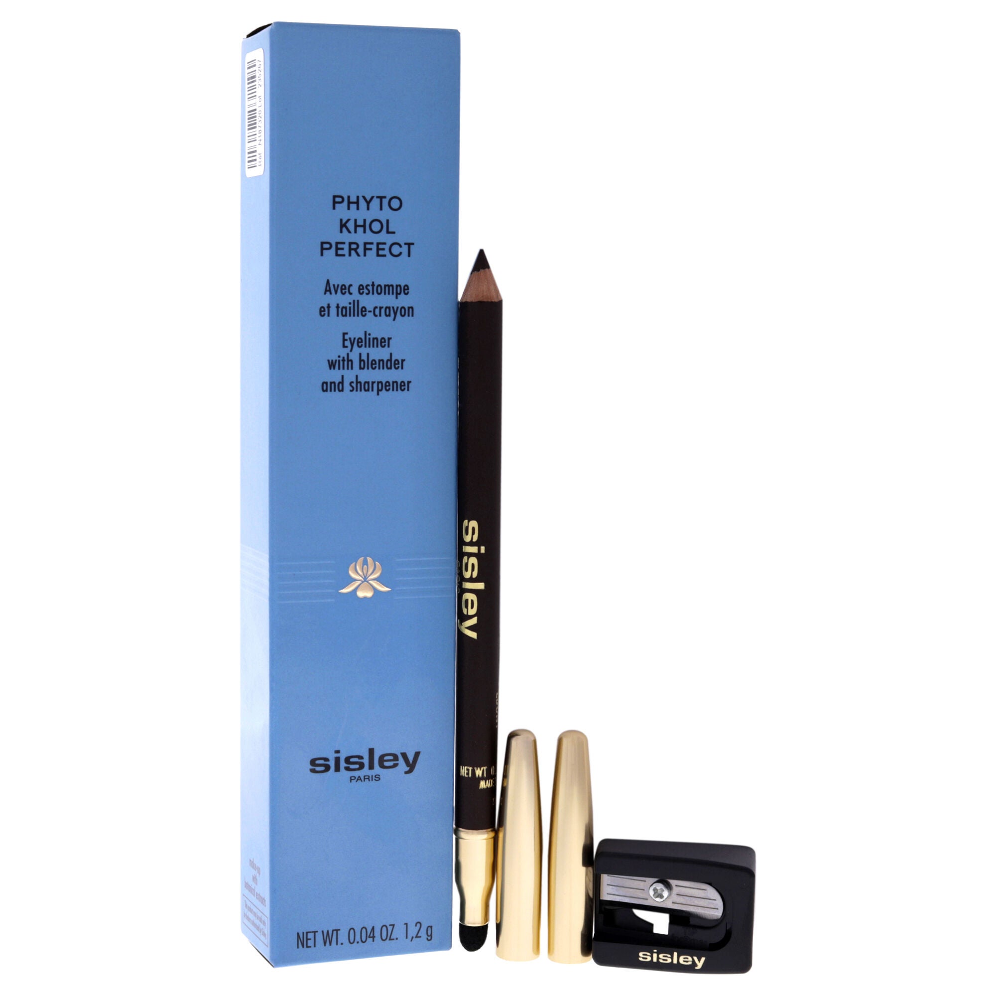 Phyto Khol Perfect Eyeliner With Blender and Sharpener - 10 Ebony by Sisley for Women - 0.04 oz Eyeliner, , alternate image number 6