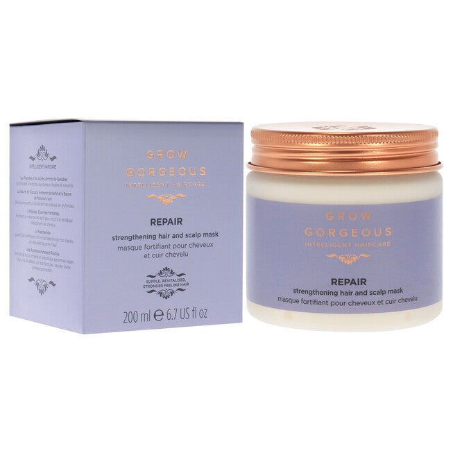 Repair Strengthening Hair and Scalp Mask by Grow Gorgeous for Unisex - 6.7 oz Masque, , alternate image number null
