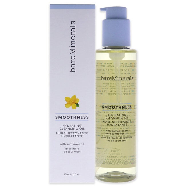 Smoothness Hydrating Cleansing Oil by bareMinerals for Unisex - 6 oz Cleanser, , alternate image number null