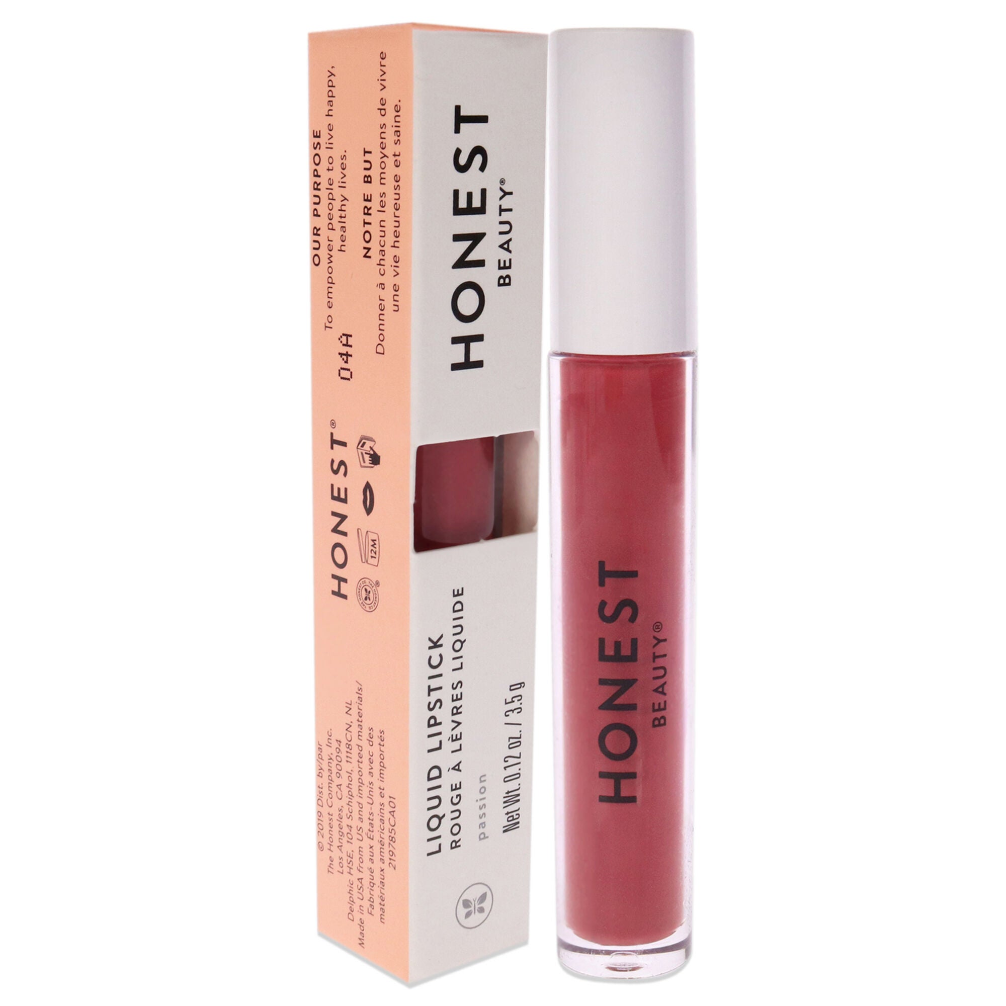 Liquid Lipstick - Passion by Honest for Women - 0.12 oz Lipstick, See Description, alternate image number 2