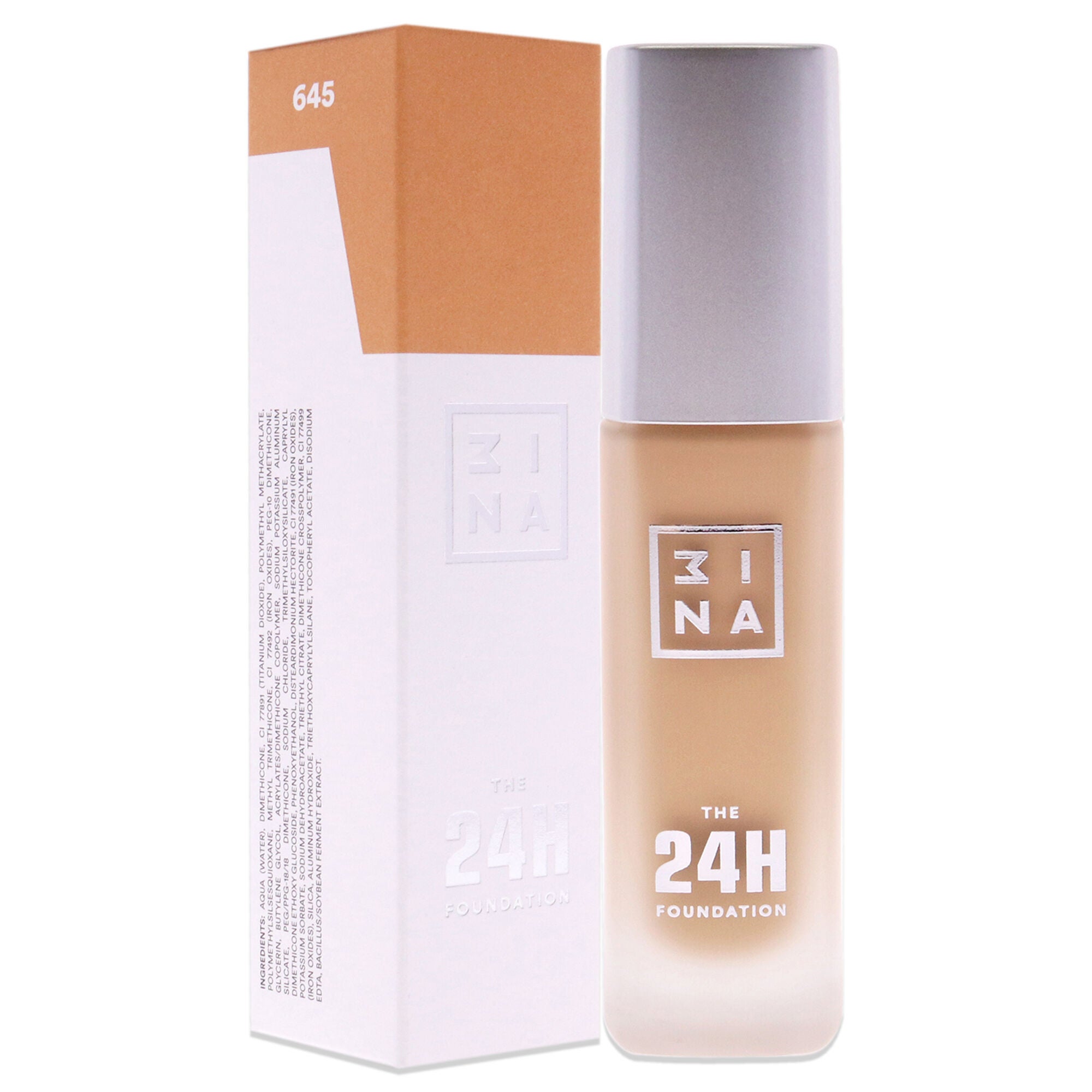 The 24H Foundation - 645 by 3INA for Women - 1.01 oz Foundation, See Description, alternate image number 2