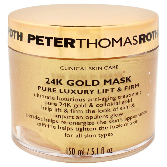 24K Gold Mask Pure Luxury Lift and Firm Mask by Peter Thomas Roth for Unisex - 5.1 oz Mask, NA, alternate image number null