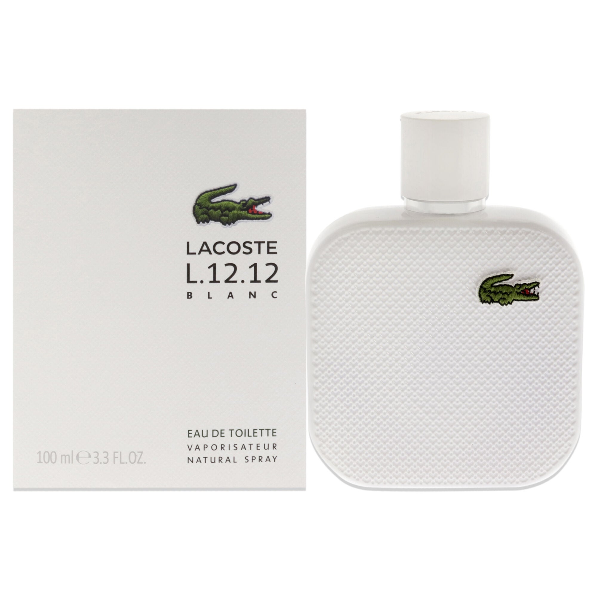 Lacoste Eau De Lacoste L.12.12 Blanc by Lacoste for Men - 3.3 oz EDT Spray, See Description, hi-res image number 0