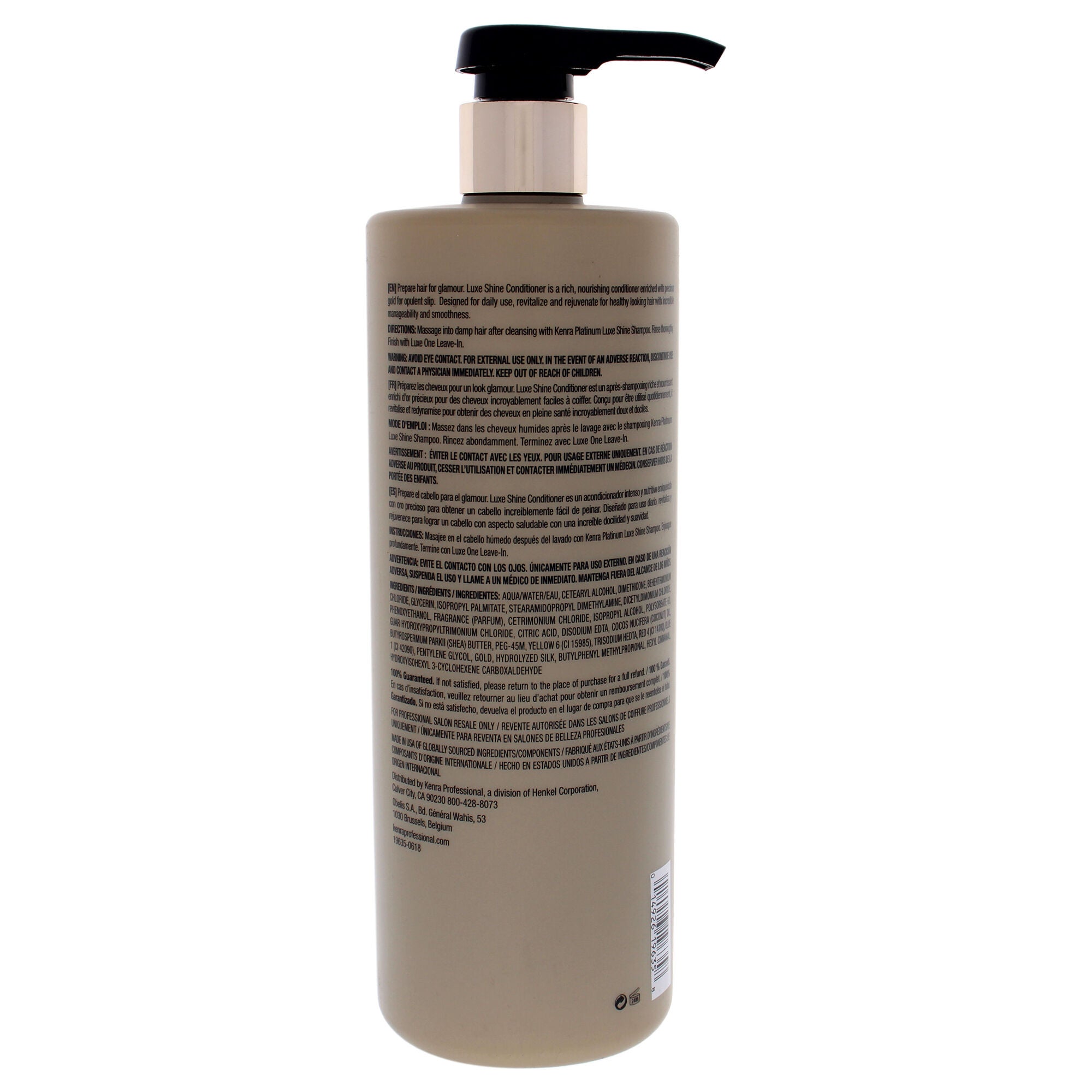 Platinum Luxe Shine Conditioner by Kenra for Unisex - 31.5 oz Conditioner, , alternate image number 3