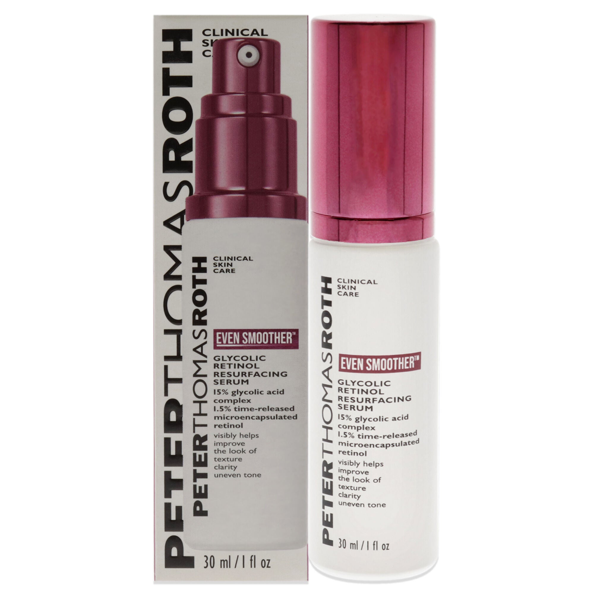 Even Smoother Glycolic Retinol Resurfacing Serum by Peter Thomas Roth for Women - 1 oz Serum, See Description, hi-res image number 0