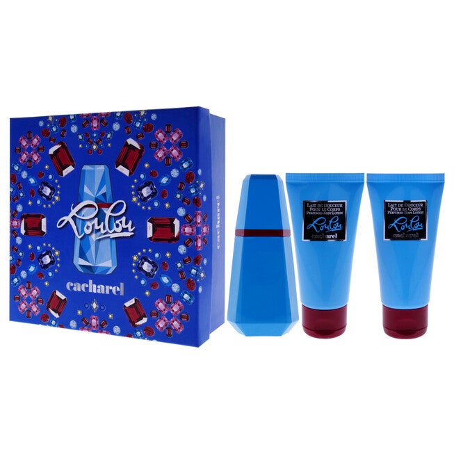 Lou Lou by Cacharel for Women - 3 Pc Gift Set 1.7oz EDP Spray, 1.7oz Body Lotion, 1.7oz Body Lotion, NA, alternate image number null
