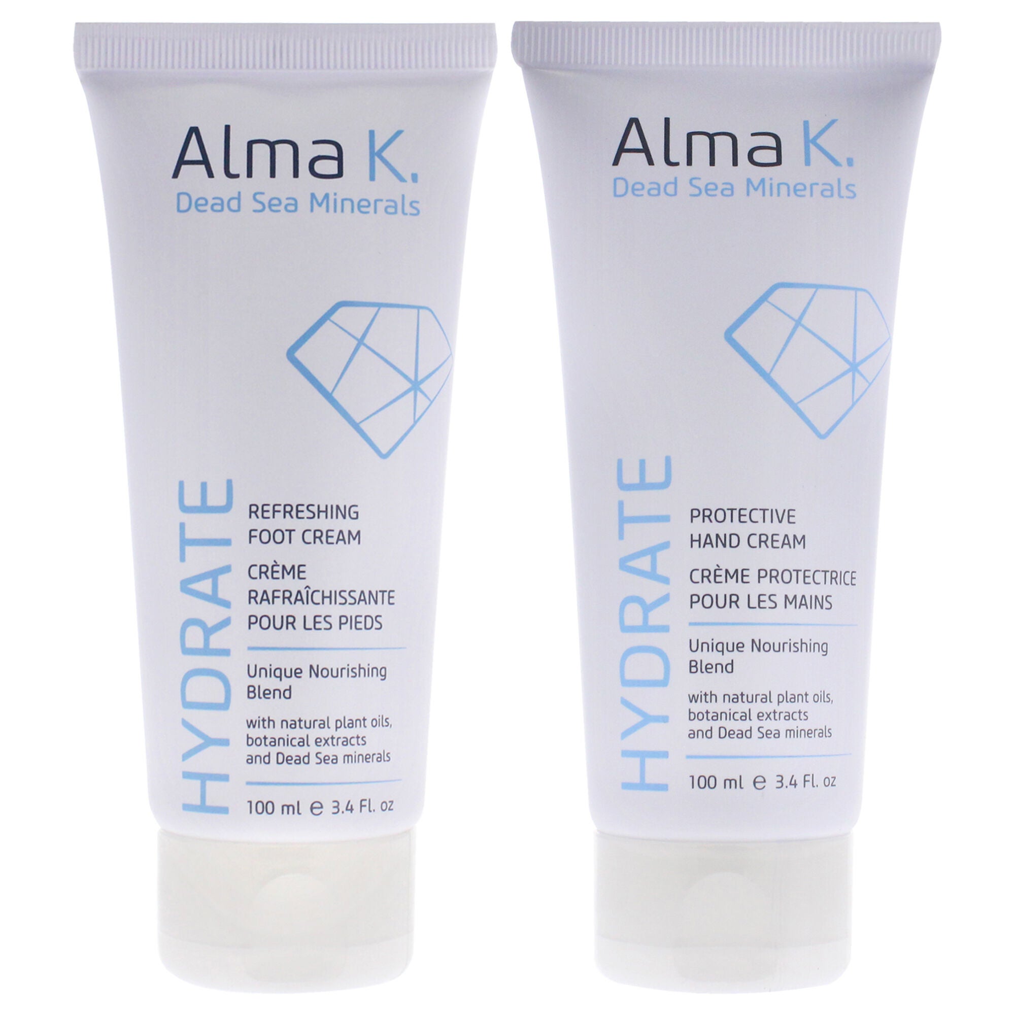 Happy Hands Happy Feet Set by Alma K for Women - 2 Pc 3.4oz Protective Hand Cream, 3.4oz Refreshing Foot Cream, See Description, alternate image number 3