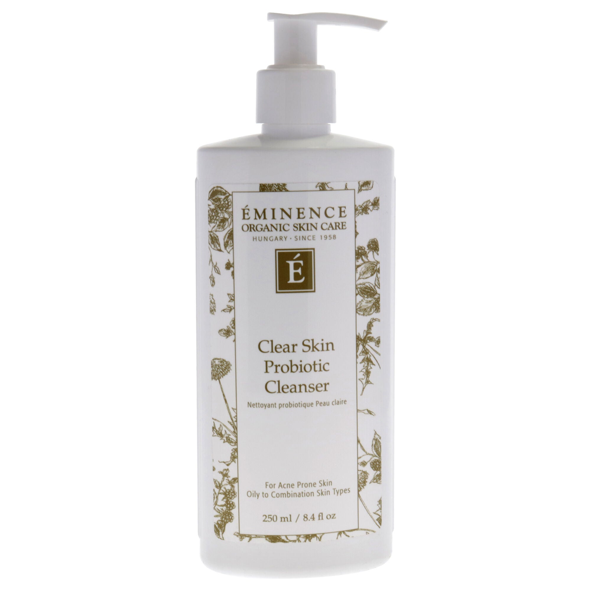 Clear Skin Probiotic Cleanser by Eminence for Unisex - 8.4 oz Cleanser, See Description, hi-res image number 0