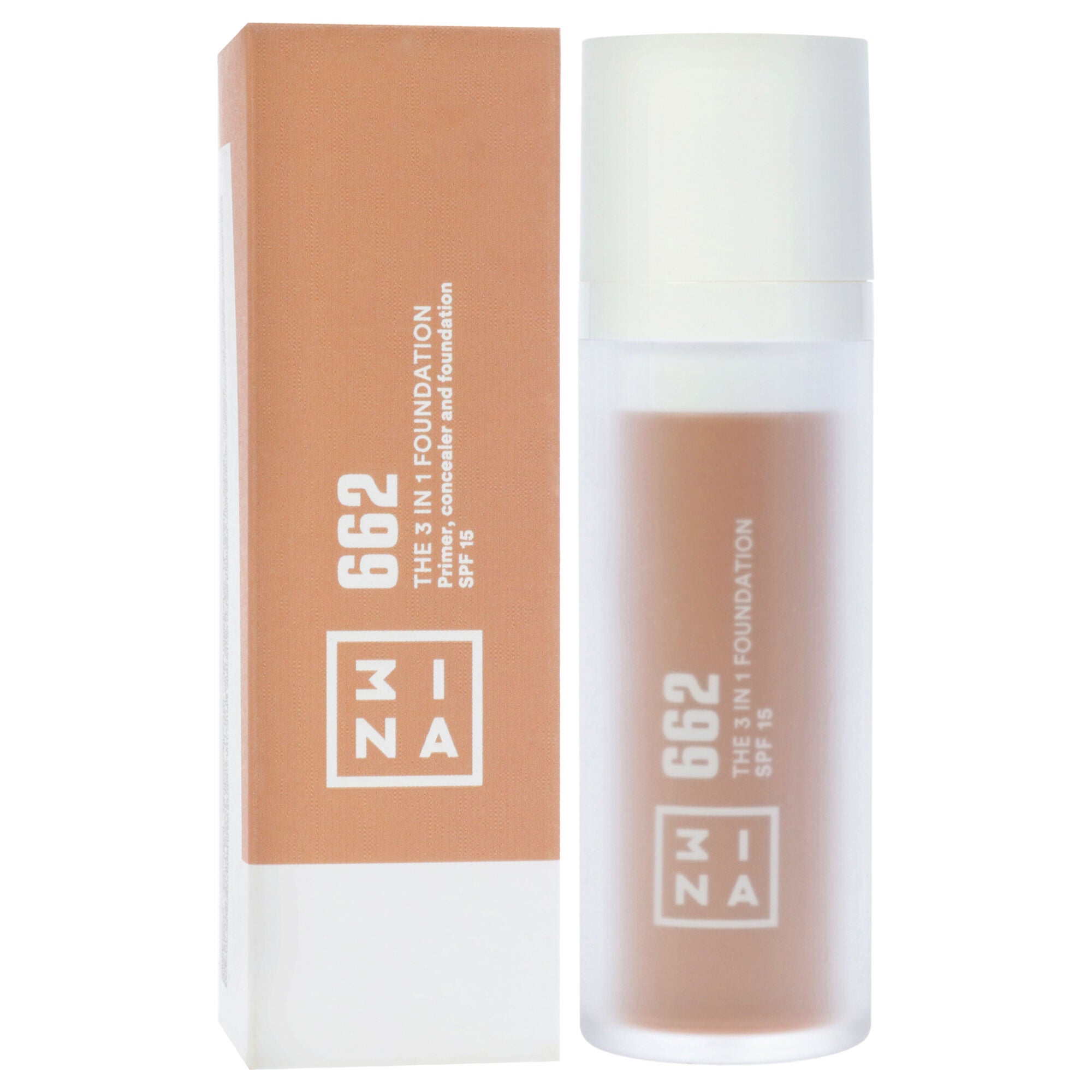 The 3-In-1 Foundation SPF 15 - 662 by 3INA for Women - 1.01 oz Foundation, See Description, alternate image number 1