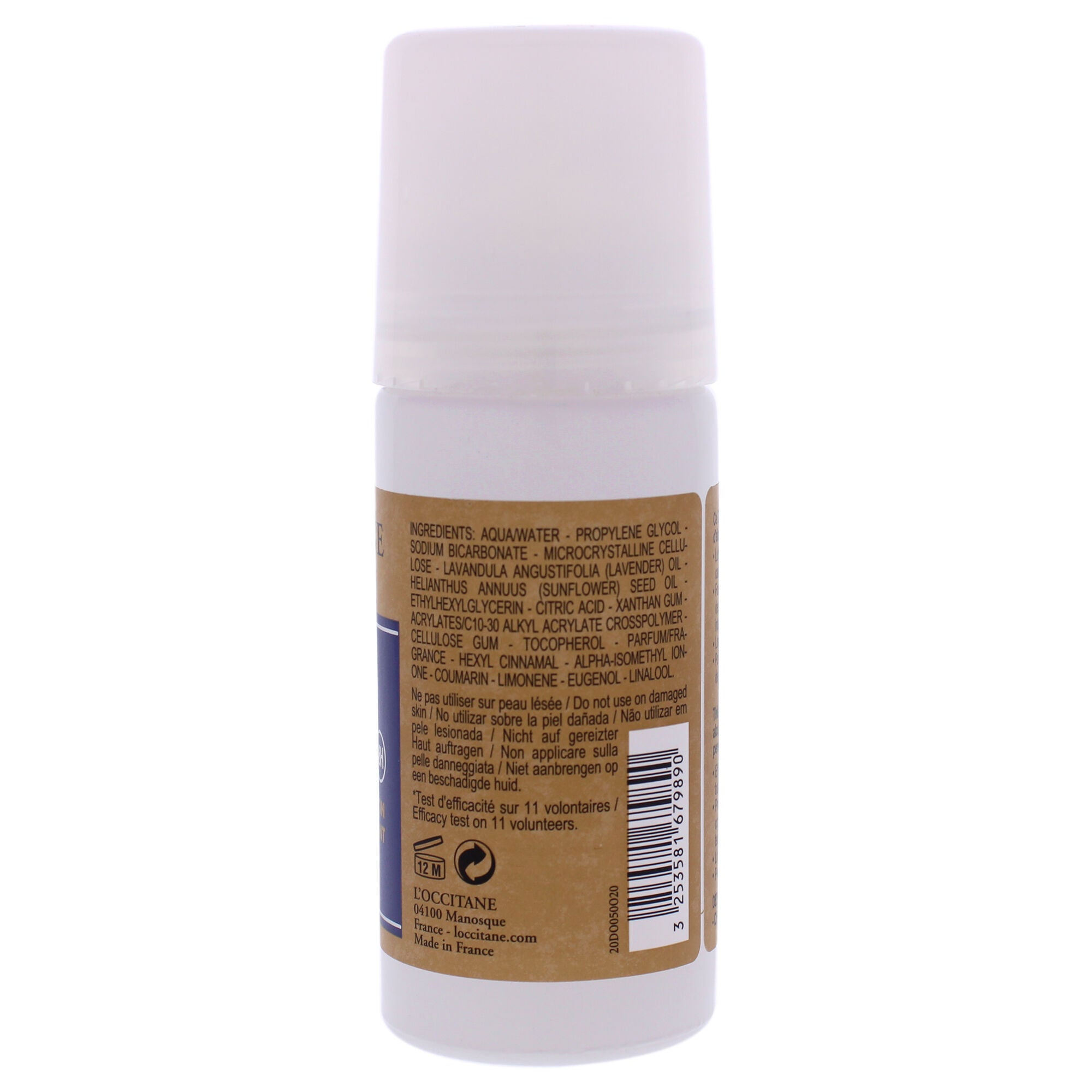 LOccitan Roll-on Deodorant by LOccitane for Men - 1.6 oz Deodorant Roll-On, See Description, alternate image number 1