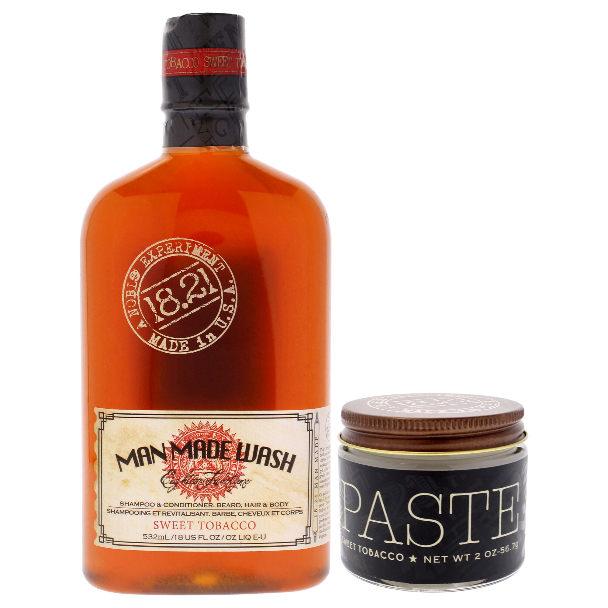 Book of Good Grooming Volume 11 Set - Sweet Tobacco by 18.21 Man Made for Men - 2 Pc, See Description, alternate image number 4