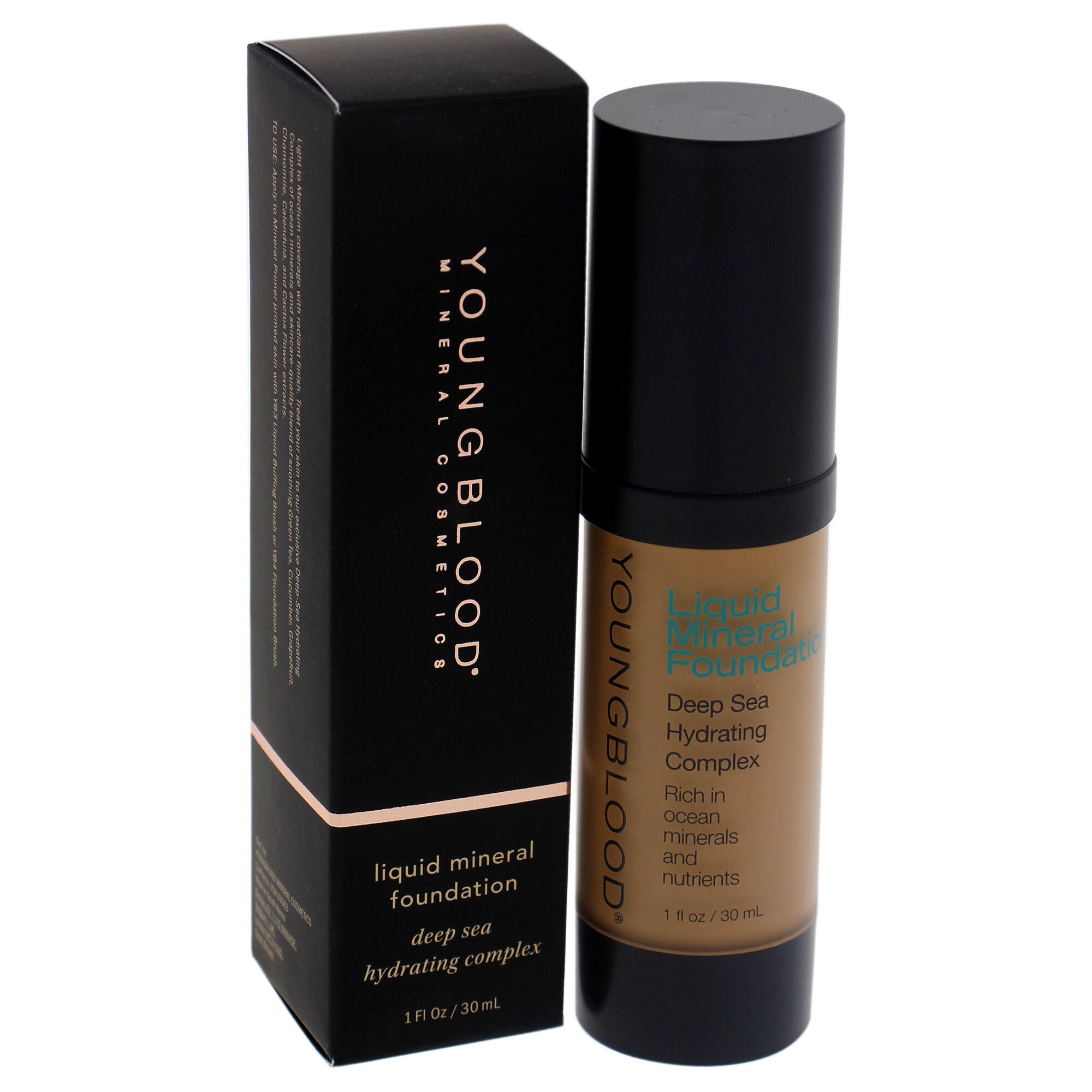 Liquid Mineral Foundation - Suntan by Youngblood for Women - 1 oz Foundation, , alternate image number 8