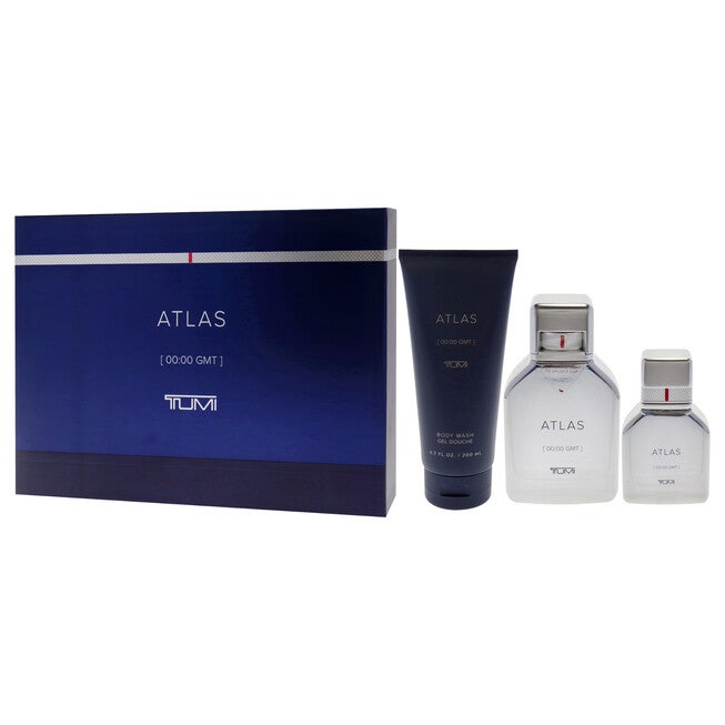 Atlas by Tumi for Men - 3 Pc Gift Set 3.4oz EDP Spray, 1oz EDP Spray, 6.7oz Body Wash, NA, alternate image number null