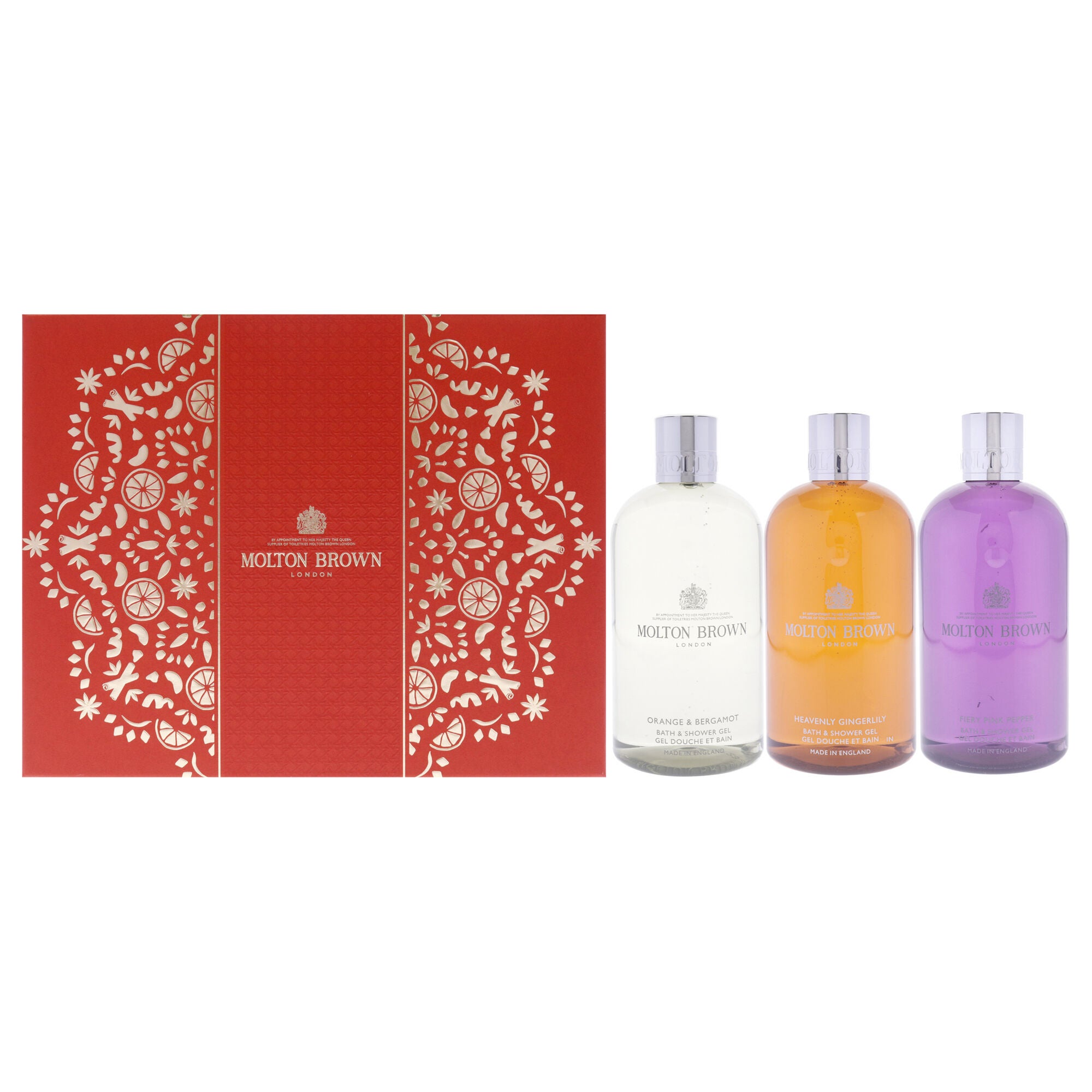 Floral and Spicy Body Care Collection Set by Molton Brown for Women - 3 Pc Gift Set, See Description, hi-res image number 0