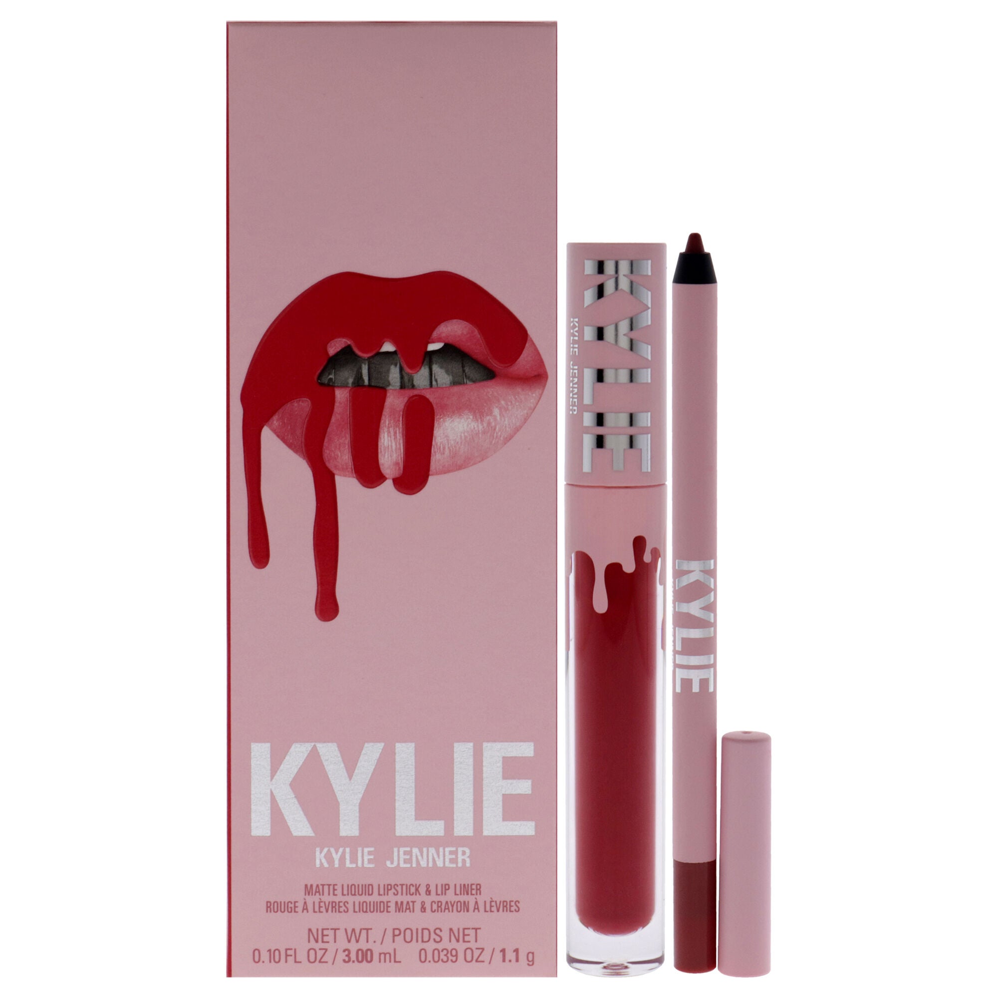 Matte Lip Kit - 401 Victoria by Kylie Cosmetics for Women - 2 Pc 0.10oz Matte Liquid Lipstick, 0.039oz Lip Liner, See Description, hi-res image number 0