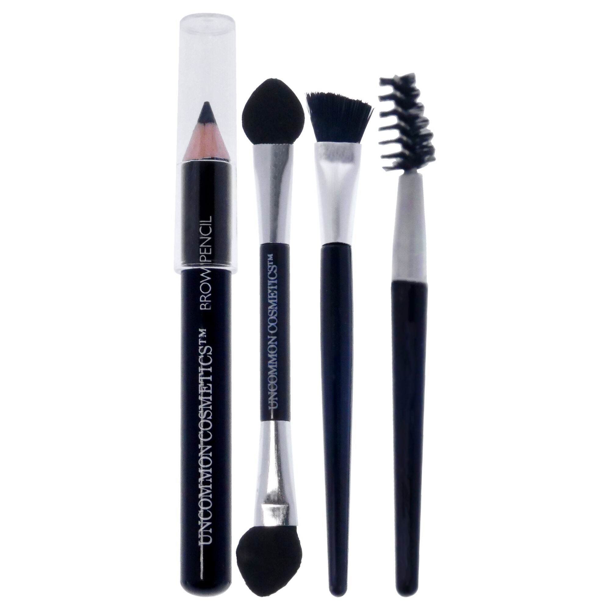 The Brow Bar by Uncommon Cosmetics for Women - Eyebrow Pencil, Eyebrow Powder Brush, Brow Angled Brush, Spoolie, 0.05oz Eyebrow Wax, 0.2oz Brow Gel, 0.48oz Brow Powders, Multi, alternate image number 1