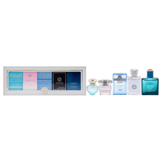 Versace Miniatures Collection by Versace for Unisex - 5 Pc Mini Gift Set 0.17oz, NA, hi-res image number null