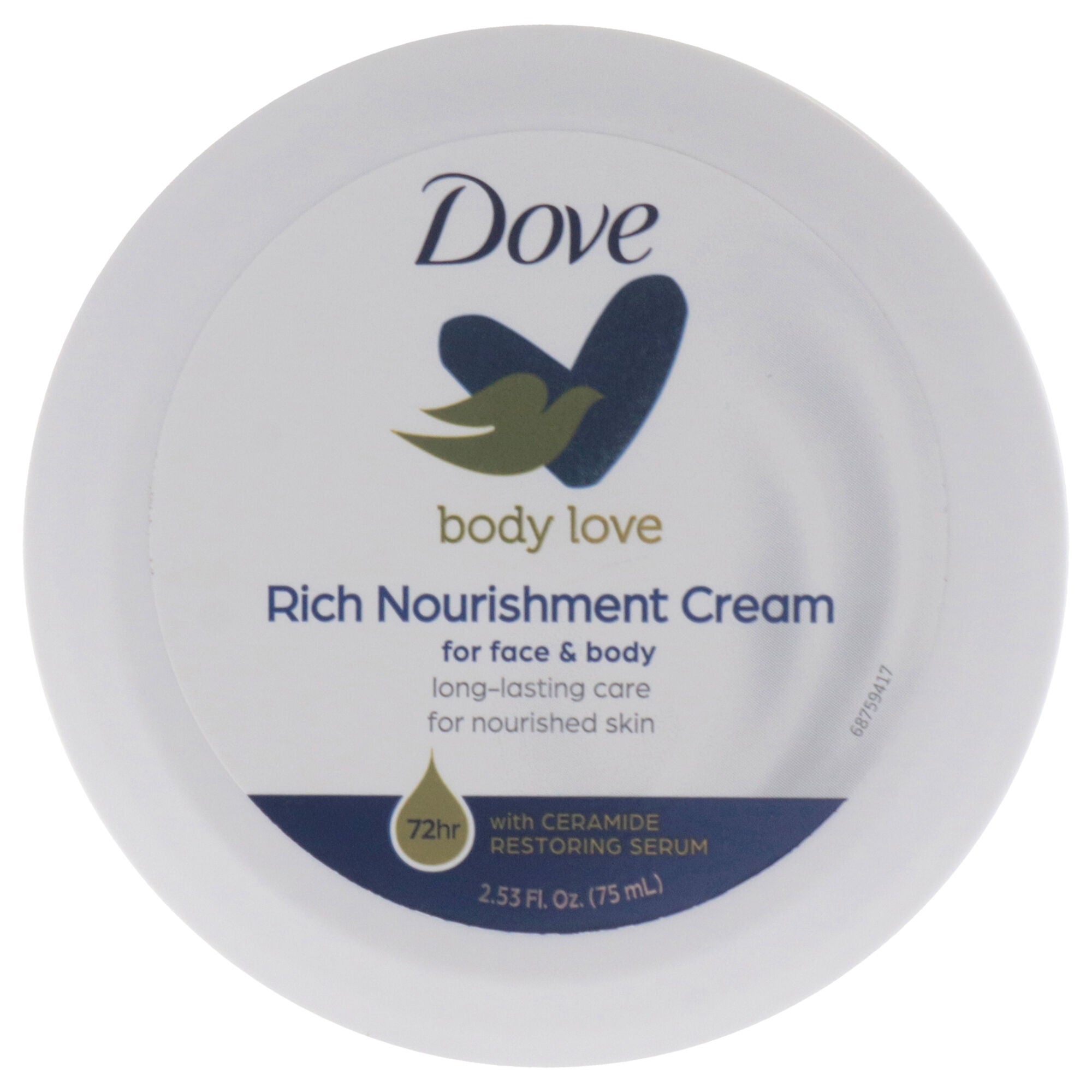 Rich Nourishment Cream by Dove for Unisex - 2.53 oz Cream, See Description, hi-res image number 0