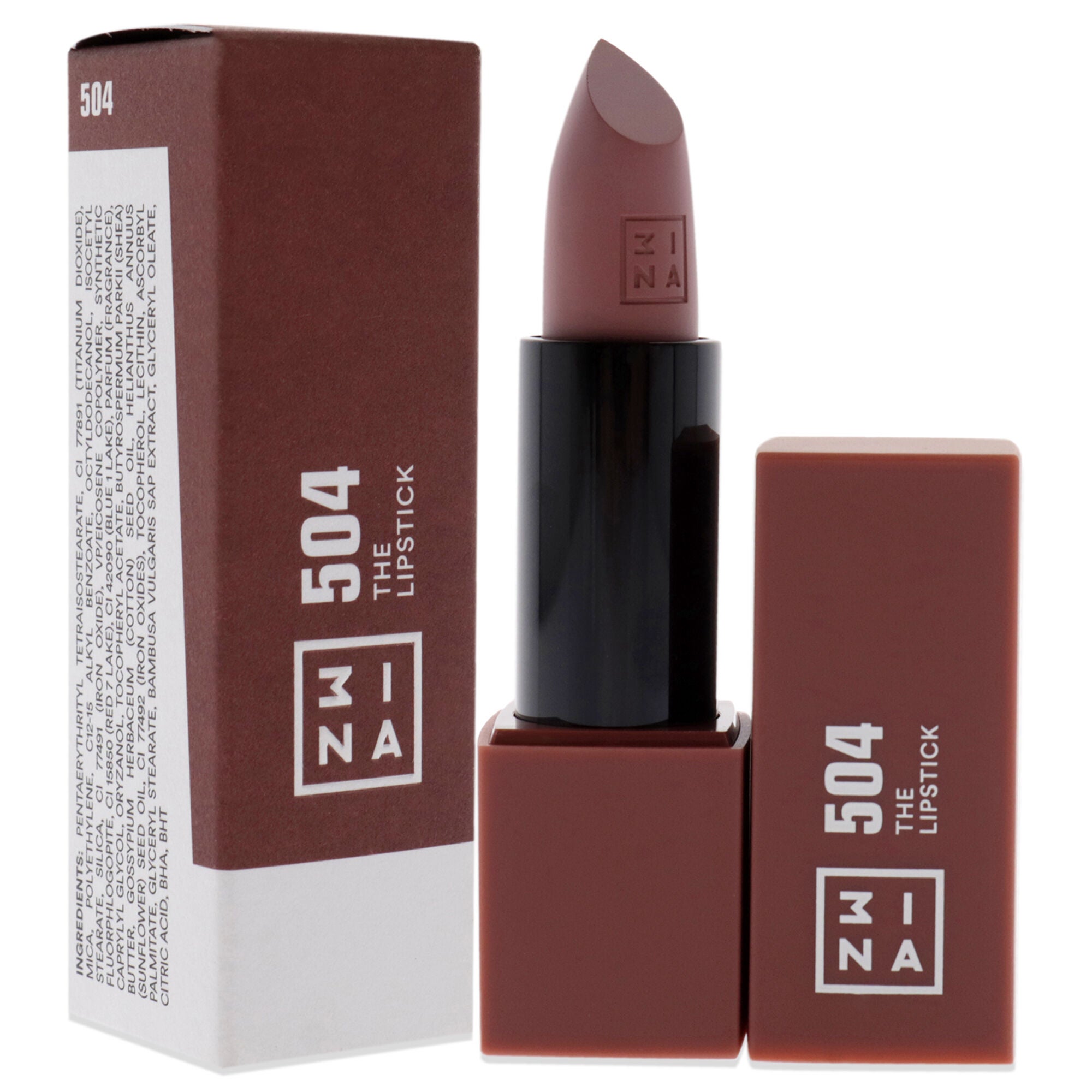 The Lipstick - 504 Red clay by 3INA for Women - 0.16 oz Lipstick, , alternate image number 6