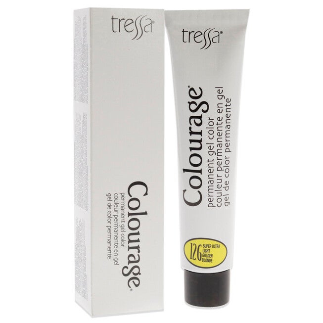 Colourage Permanent Gel Color - 12G Super Ultra Light Golden Blonde by Tressa for Unisex - 2 oz Hair Color, NA, alternate image number null