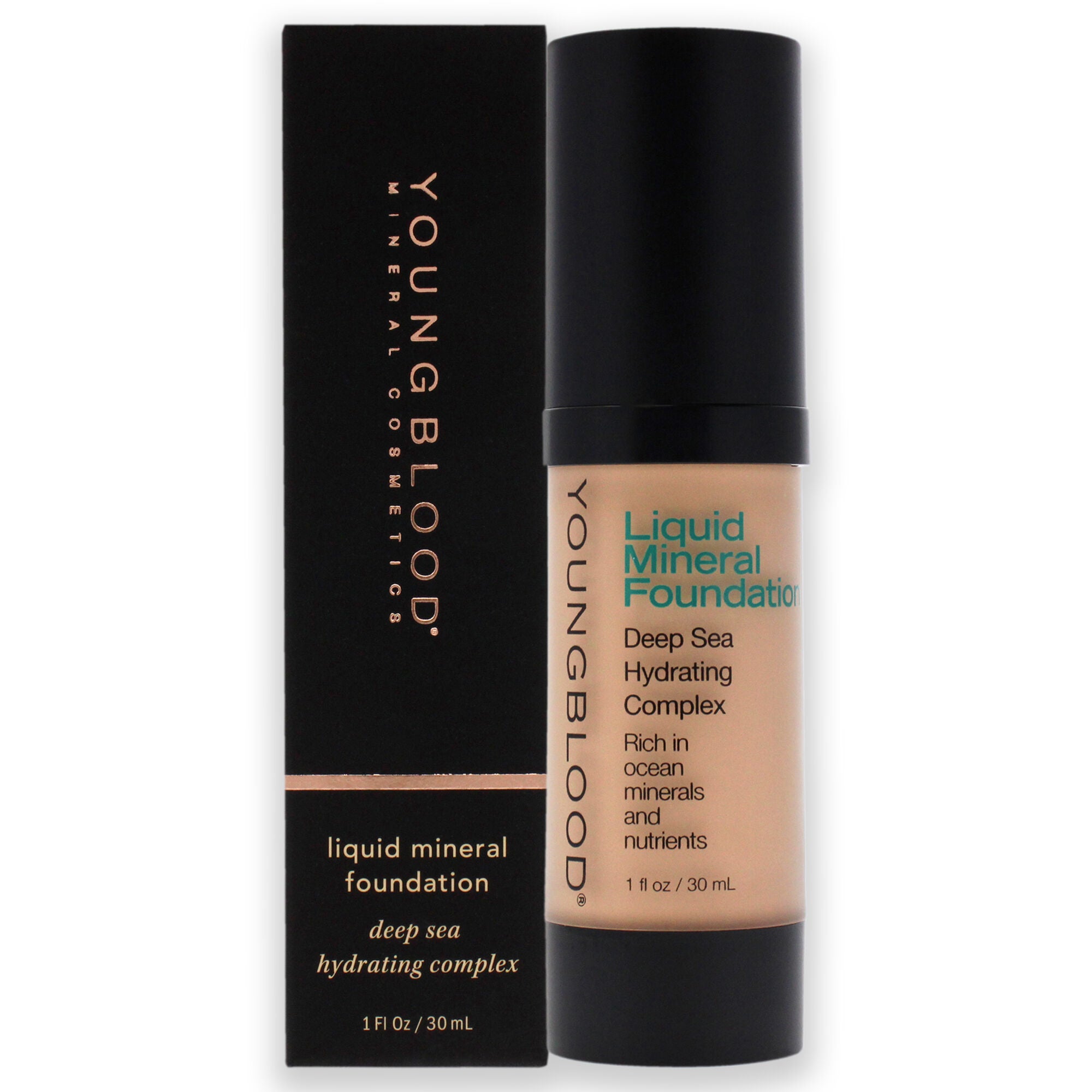 Liquid Mineral Foundation - Bisque by Youngblood for Women - 1 oz Foundation, , alternate image number 5