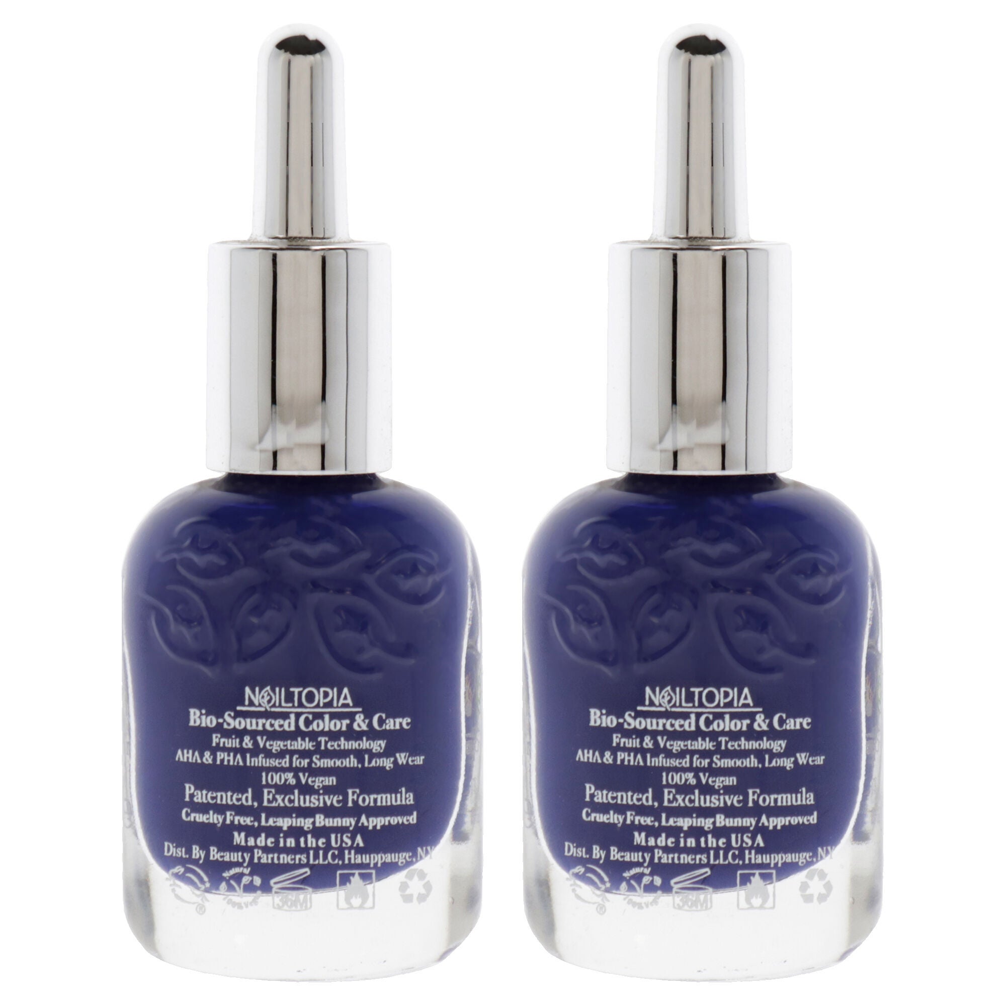 Bio-Sourced Chip Free Nail Lacquer - Need Space by Nailtopia for Women - 0.41 oz Nail Polish - Pack of 2, See Description, alternate image number 1