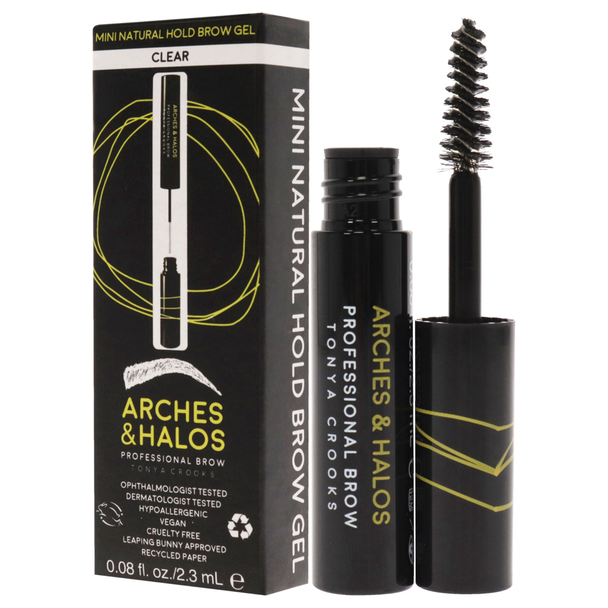 Mini Natural Hold Brow Gel - Clear by Arches and Halos for Women - 0.08 oz Brow Gel, , alternate image number 7