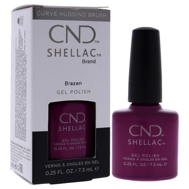Shellac Nail Color - Brazen by CND for Women - 0.25 oz Nail Polish, NA, alternate image number null
