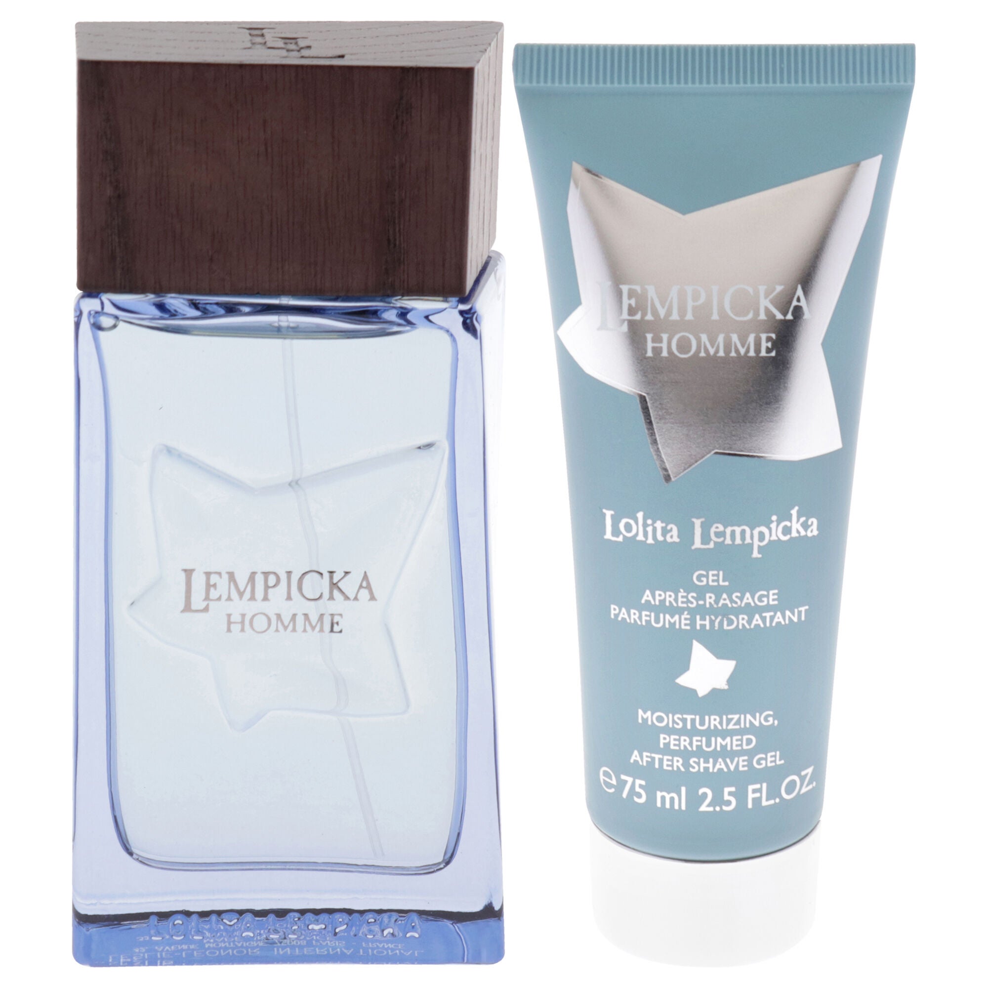 Lempicka Homme Set by Lolita Lempicka for Men - 2 Pc Gift Set 3.4oz EDT Spray, 2.5oz After Shave Gel, See Description, alternate image number 1