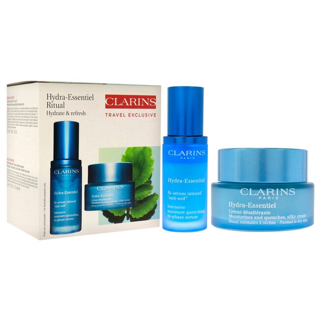 Hydra-Essentiel Experts Set by Clarins for Women - 2 Pc Set 1.7oz Moisturizing and Quench Light Cream, 1oz HydraQuench Intensive Serum, , alternate image number 6
