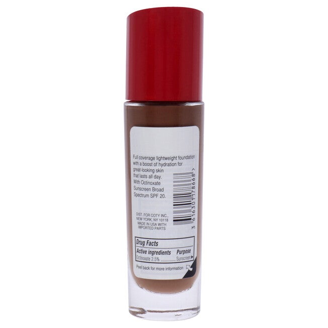 Lasting Finish 25Hr Full Coverage Foundation SPF 20 - 600 Warm Coconut by Rimmel London for Women - 1 oz Foundation, NA, alternate image number null