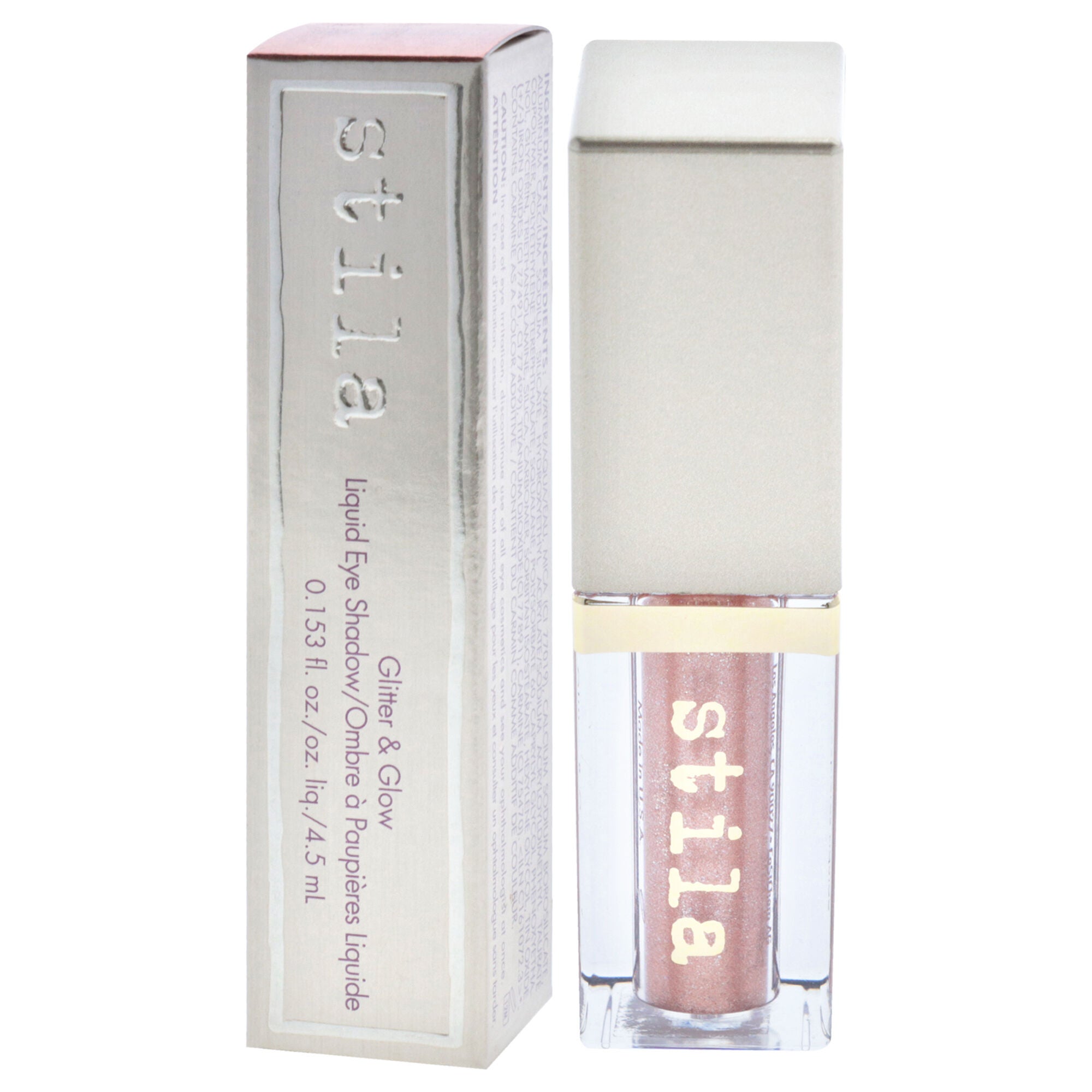 Glitter & Glow Liquid Eyeshadow - Rose Gold Retro by Stila for Women - 0.153 oz Eyeshadow, See Description, alternate image number 3