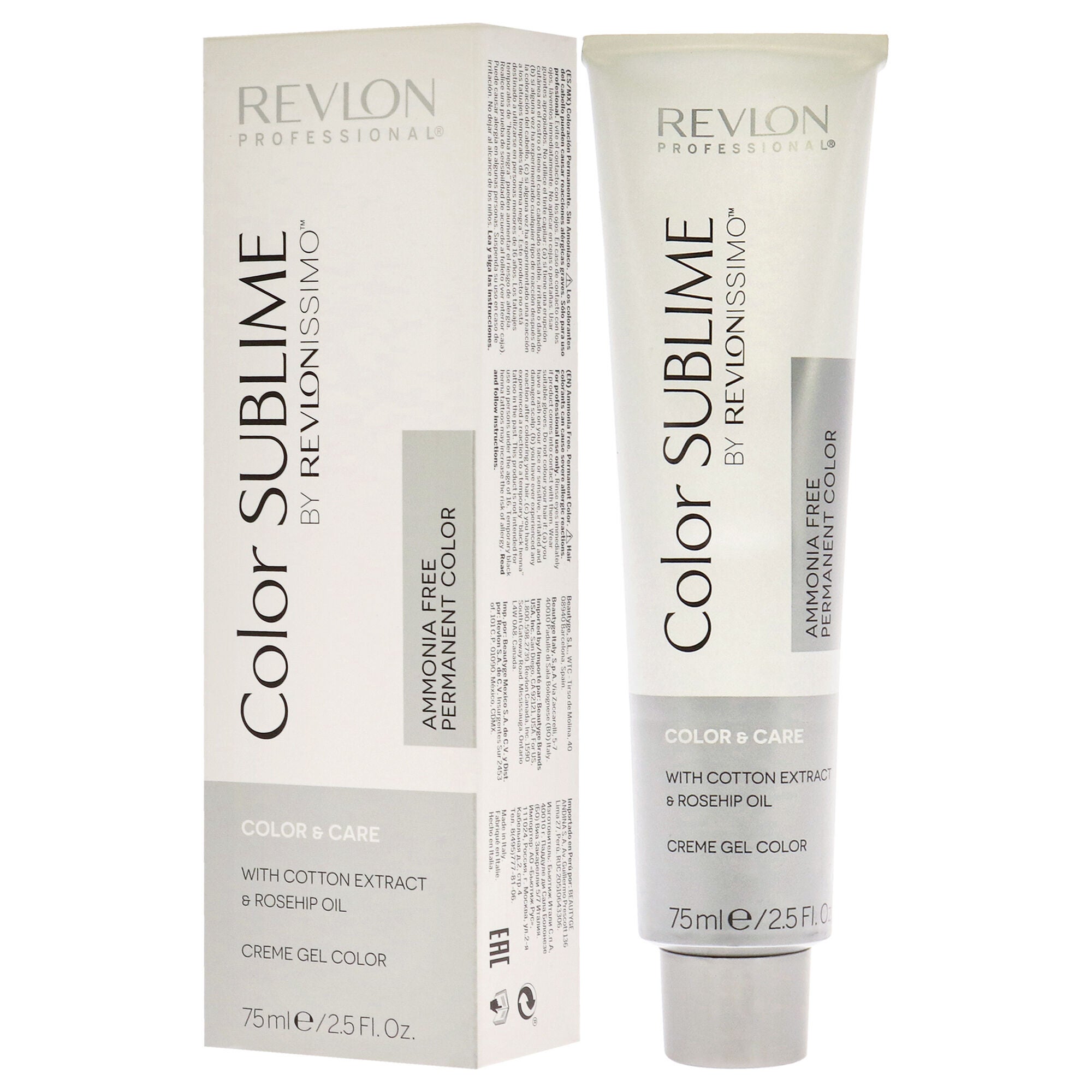 Revlonissimo Color Sublime - 6.34 Dark Gold Copper Blonde by Revlon for Unisex - 2.5 oz Hair Color, See Description, alternate image number 3