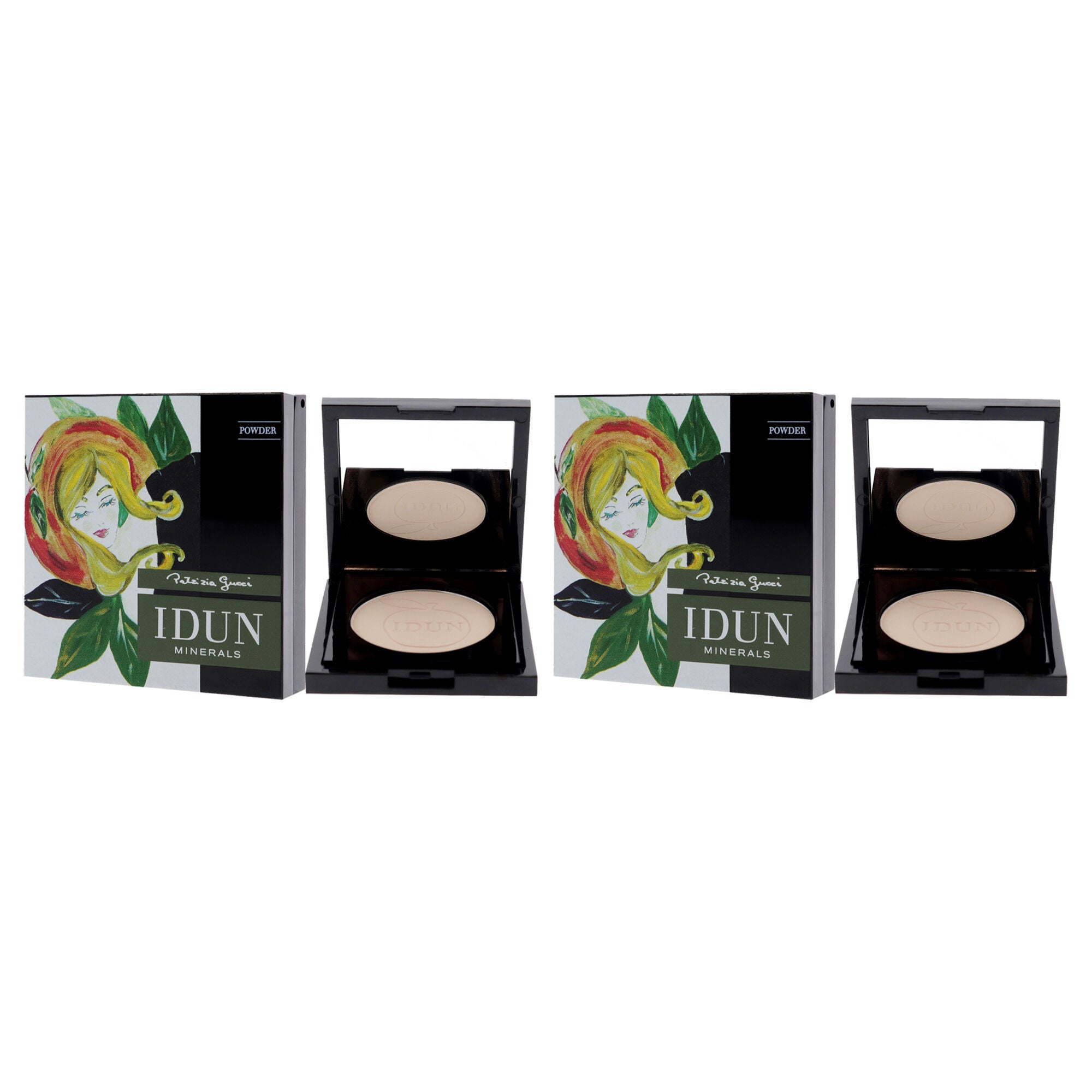 Mattifying Mineral Powder - 521 Tuva by Idun Minerals for Women - 0.12 oz Powder - Pack of 2, , alternate image number 7