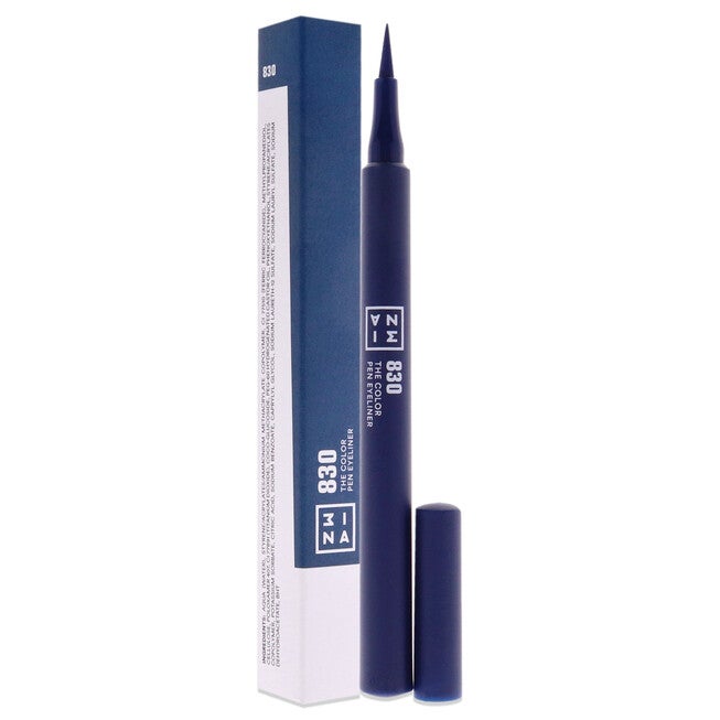 The Color Pen Eyeliner - 830 Navy blue by 3INA for Women - 0.034 oz Eyeliner, , alternate image number null