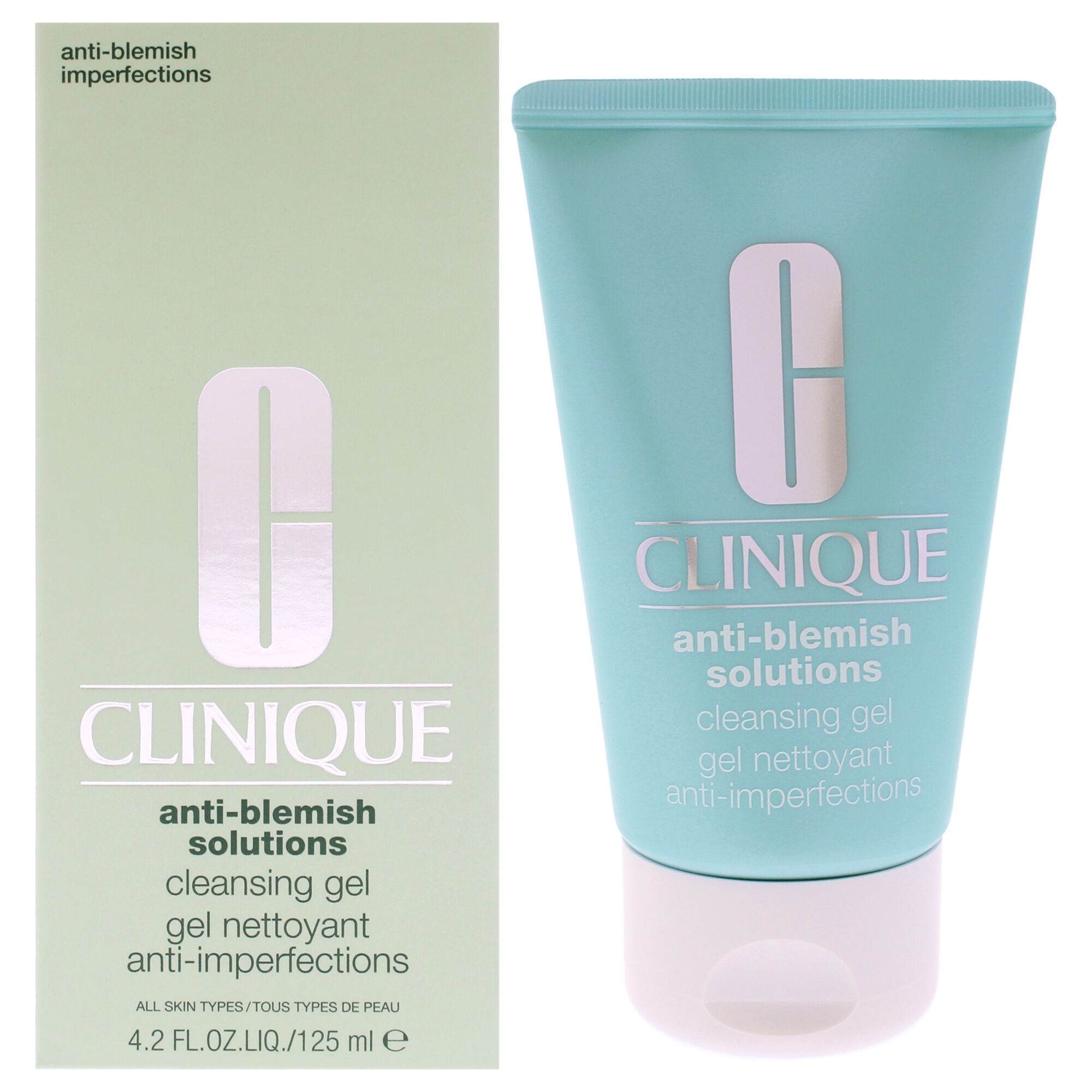Anti-Blemish Solutions Cleansing Gel - All Skin Types by Clinique for Unisex - 4.2 oz Gel, See Description, hi-res image number 0