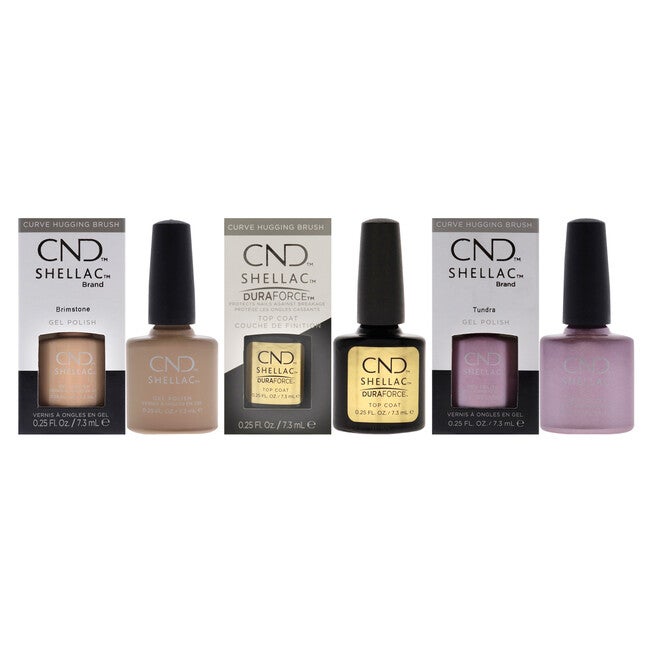 Shellac Nail Color Kit by CND for Women - 3 Pc Kit, NA, hi-res image number null