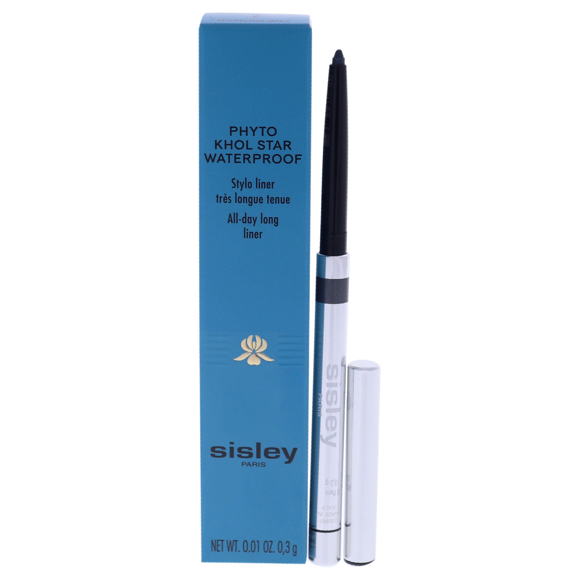 Phyto Khol Star Waterproof - 02 Sparkling Grey by Sisley for Women - 0.01 oz Eyeliner, See Description, hi-res image number 0