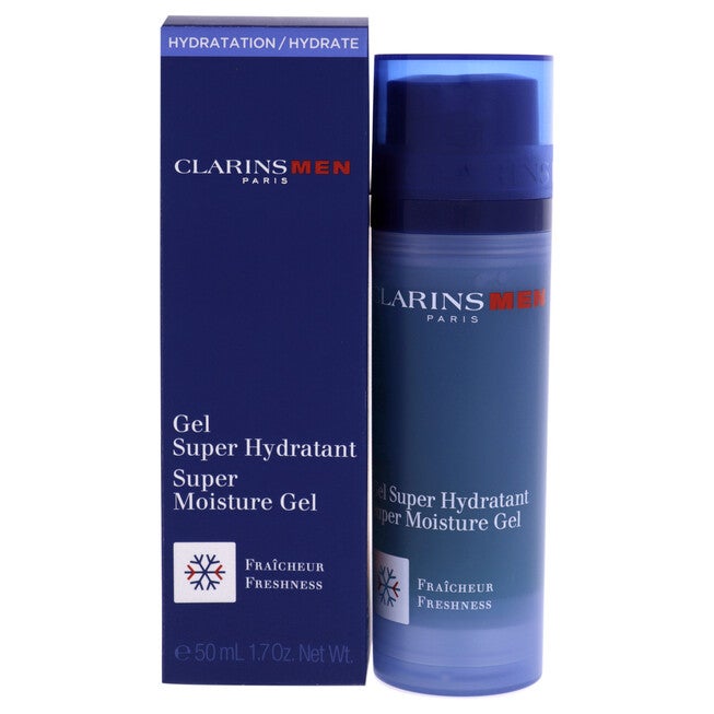 Men Super Moisture Gel by Clarins for Men - 1.7 oz Gel, , alternate image number null