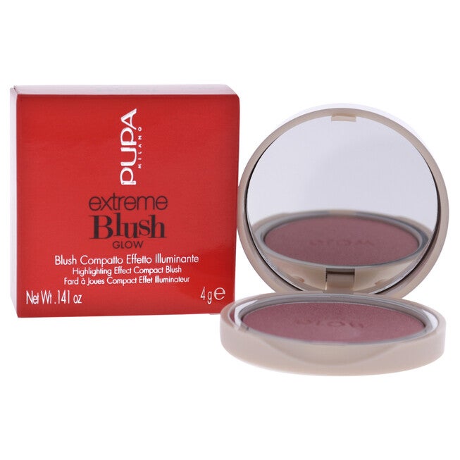 Extreme Blush Glow - 100 Exotic Rose by Pupa Milano for Women - 0.141 oz Blush, NA, alternate image number null