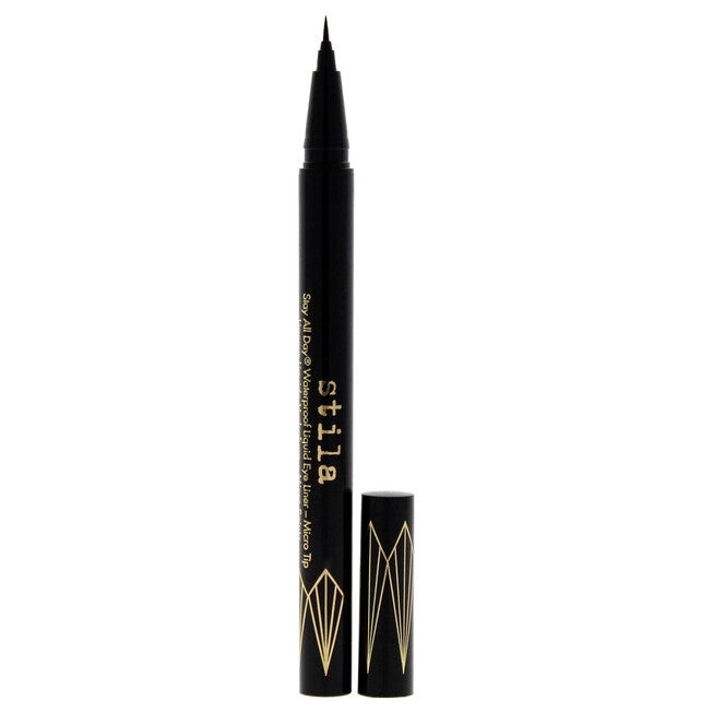 Stay All Day Waterproof Liquid Eye Liner Micro Tip - Intense Black by Stila for Women - 0.016 oz Eyeliner, NA, alternate image number null