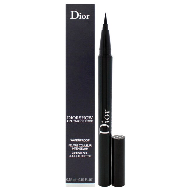 Diorshow On Stage Liquid Eyeliner Waterproof - 096 Vinyl Black by Christian Dior for Women - 0.01 oz Eyeliner, NA, hi-res image number null